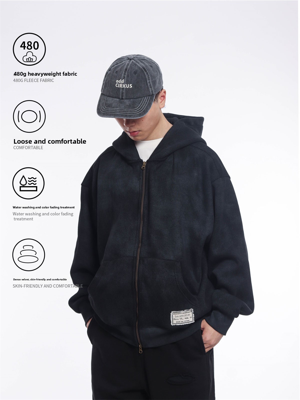 Hoodie Pria Gaya Retro Jepang, - Streetwear Brand Japanese ulasan dan harga