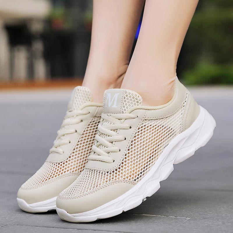 Musim Panas Bernapas Sepatu Wa - Streetwear Brand With White Flowers ulasan dan harga