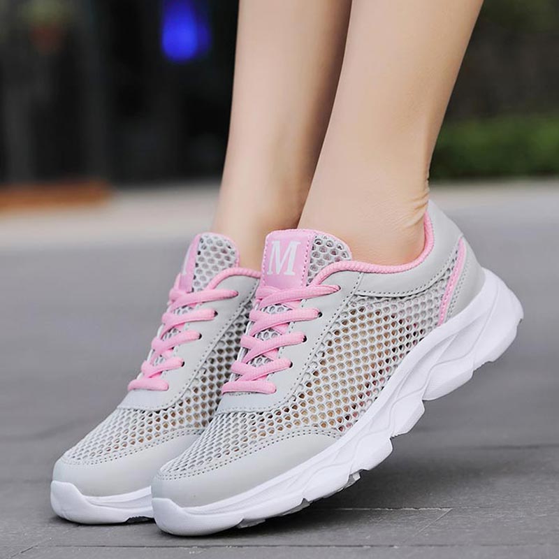 Musim Panas Bernapas Sepatu Wa - Streetwear Brand With White Flowers ulasan dan harga