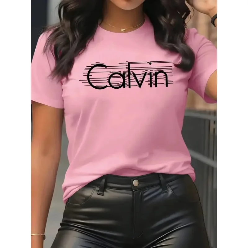 Kaos Wanita Calvin Kaos Katun  - Quality Streetwear Brand ulasan dan harga