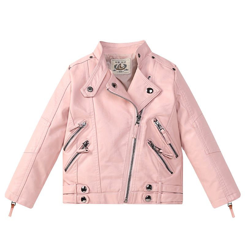 Jaket Kulit PU Anak Perempuan  - Streetwear Brand Photography ulasan dan harga