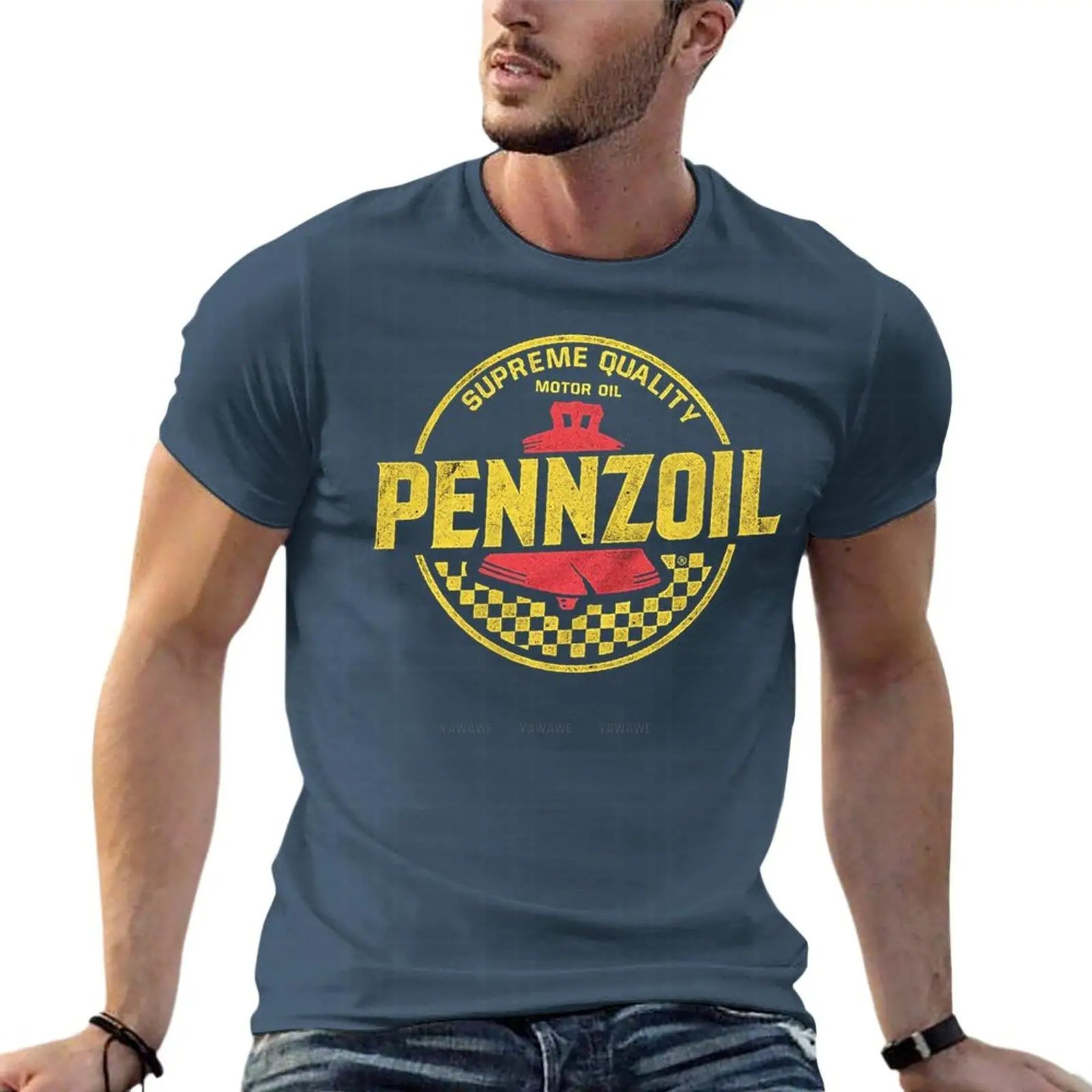 Distressed Pennzoil Logo minya - Streetwear Brands Logo ulasan dan harga