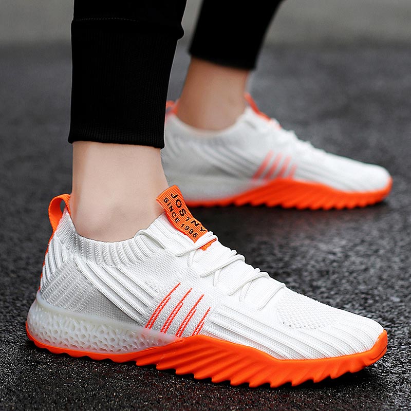 Sepatu Olahraga Pria Jaring Ud - Streetwear Brand With White Flowers ulasan dan harga